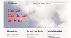 Desktop Screenshot of cercle-condorcet-de-paris.org