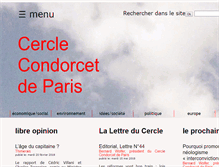 Tablet Screenshot of cercle-condorcet-de-paris.org